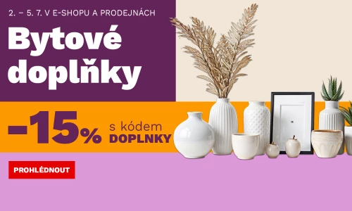 15 % na bytové doplňky 2-5-7-2026