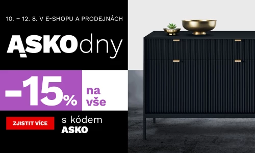 ASKO dny 15% na vše 10-12-8-2026