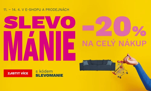 20 % Slevománie 11-14-4-2026