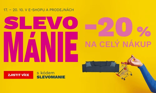20 % Slevománie 17-20-10-2026