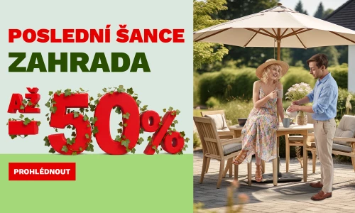 Zahrada v plném proudu - 50 %