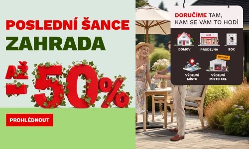 Zahrada v plném proudu - 50 %