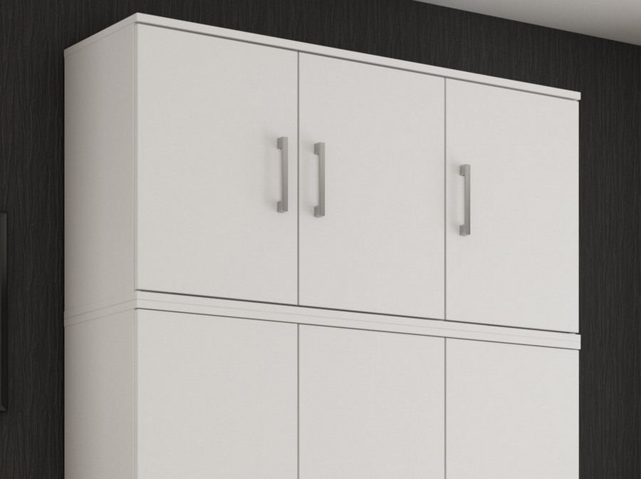 Skříňový nástavec Nitro 105 cm, bílý | ASKO - NÁBYTEK