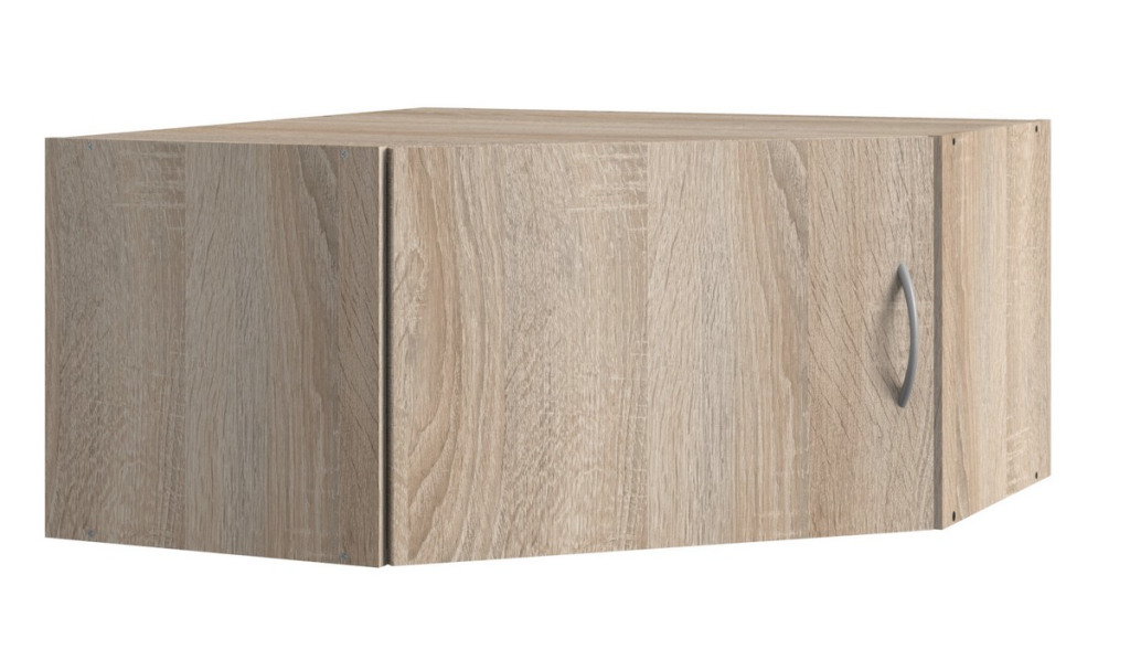 Rohový skříňový nástavec Multiraum, 80 cm, dub sonoma | ASKO - NÁBYTEK