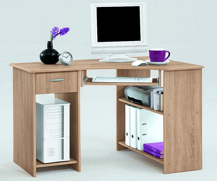 PC stůl Felix, dub sonoma | ASKO - NÁBYTEK