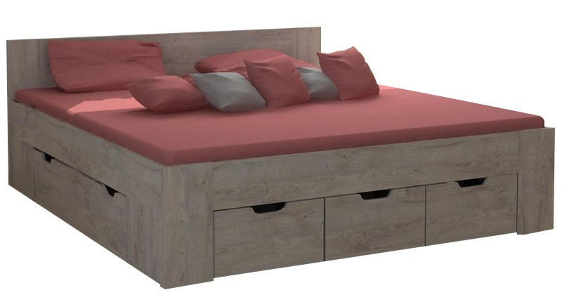 Postel Astral 180x200 cm, dub ribbeck | ASKO - NÁBYTEK