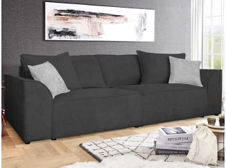 Pohovka John, antracitová látka se strukturou