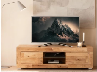 TV stolek s osvětlením Oakland 140 cm, dub montana