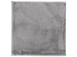 Koupelnová předložka Králík 50x50 cm, stříbrná