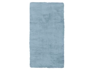 Koberec Laza 80x150 cm, umělá kožešina, světle modrý