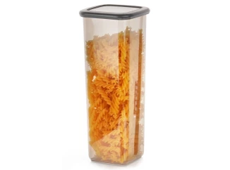 Dóza na potraviny 2 l, šedá čirá