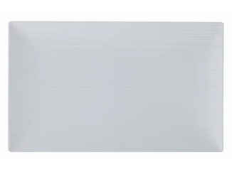 Servírovací podnos/talíř Cirque 24x11,5 cm, bílý