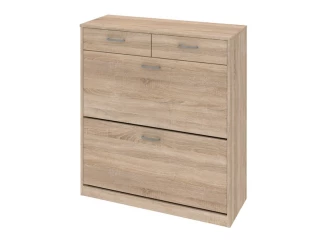 Středně vysoký botník Mega 93, dub sonoma