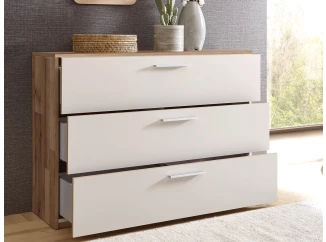 Komoda se zásuvkami Cadora, dub/šampaň