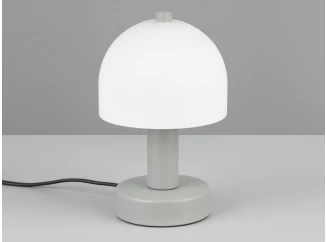 Stolní lampa Glenn, šedá