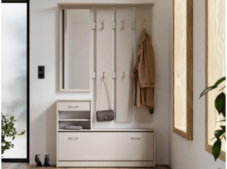 Předsíňová stěna Vincent, béžová kašmír