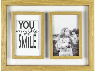 Fotorámeček pro 2 ks foto, 23x33x2 cm