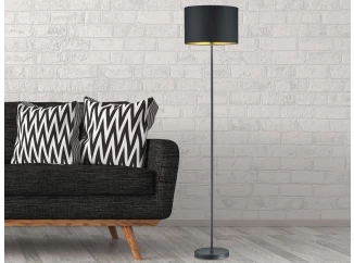 Stojací lampa Hostel, černá