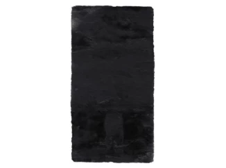 Koberec Laza 80x150 cm, umělá kožešina, antracitový