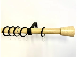 Garnýž Jana 190-360 cm, imitace bukového dřeva