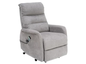 Masážní křeslo s polohováním Legacy, šedá látka