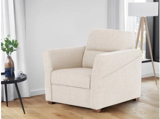 Křeslo Livia, světle béžová látka