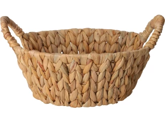Pletený úložný košík 26x11 cm, vodní hyacint