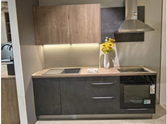 Sestava kuchyně Teplice-Viky 2-vystavený kus, dub/šedý kámen