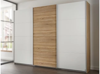 Šatní skříň Kulmbach, dub sonoma/bílá