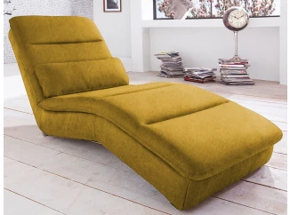 Relaxační lehátko Yankee, žlutá látka