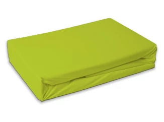 Froté prostěradlo 90x200 cm, limetkové
