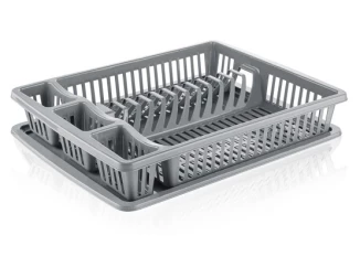 Odkapávač na nádobí myKitchen, šedý