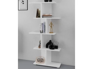 Členitý regál Fox, bílý