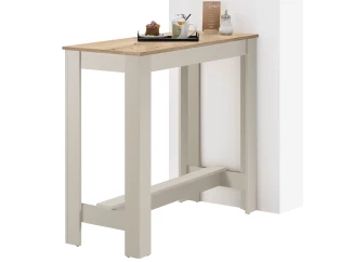 Barový stůl Modesto, béžový kašmír/dub evoke