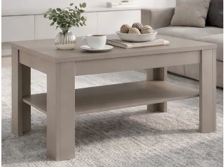 Konferenční stolek Lucy, béžový kašmír