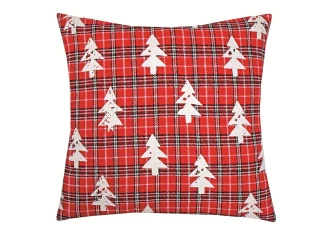 Vánoční dekorační polštář Best Time 45x45 cm, stromečky