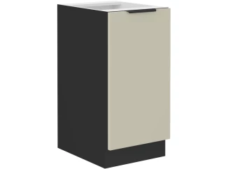 Dolní kuchyňská skříňka Arona, 40 cm, kašmírová/černá