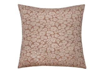Dekorační polštář Sandra 43x43 cm, žakárový růžovo-béžový