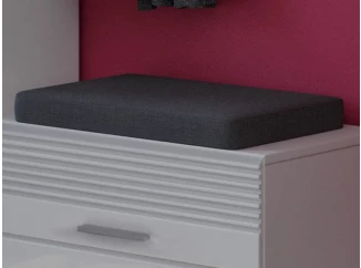 Podsedák na lavici 50x33 cm, tmavě šedá látka