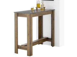 Barový stůl Modesto, antracit/vintage optika dřeva