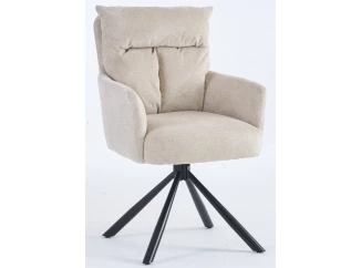 Jídelní židle Stephanie, béžová látka