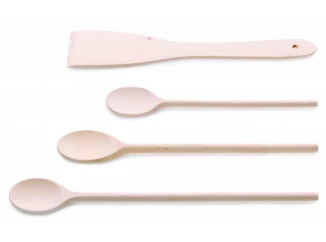 Sada kuchyňských vařeček (4 ks) Maribor, bukové dřevo