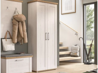 Předsíňová šatní skříň Verona, modřín/dub artisan