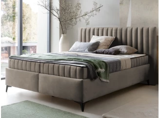 Postel Joy 160x200 cm, béžová látka