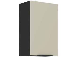 Horní kuchyňská skříňka Arona, 45 cm, kašmírová/černá