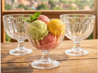Set pohárů na zmrzlinu (3 ks) 425 ml, čiré sklo