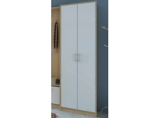 Policová skříň Vincent, dub sonoma/bílá