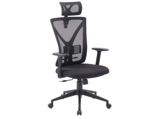 Kancelářská židle Image, černá látka