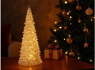 Vánoční dekorace LED stromeček, 17 cm