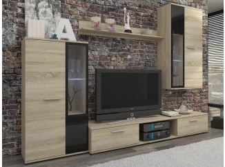 Obývací stěna Samsa, dub sonoma